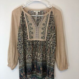 𝅺vintage America Sz S boho top